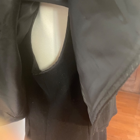 Calvin Klein Wool Pea Coat with Cape - Size 12 - Picture 6 of 8